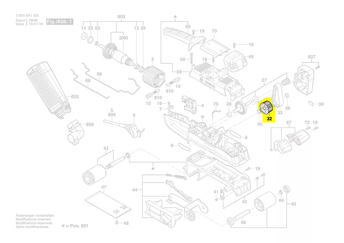 Poulie réf. 1 619 X06 349 Bosch